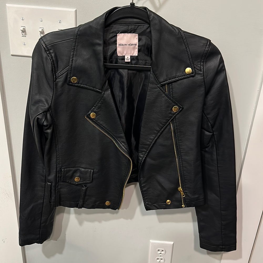 Leather jacket